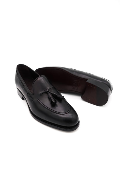 The Tassel Loafer - Black Calf