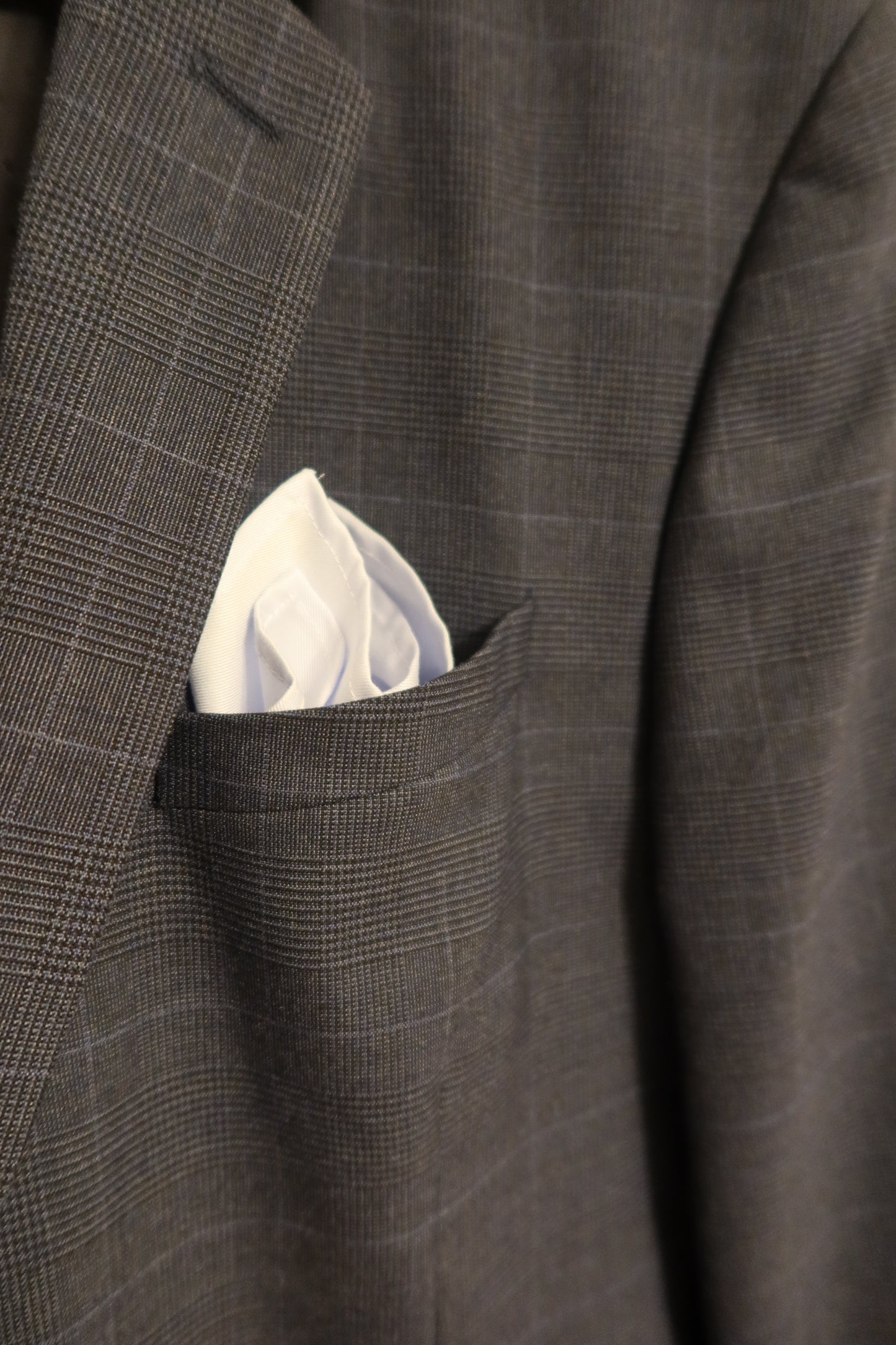 Ice-Blue Italian Cotton Pocket Square