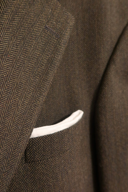 White Irish Linen Pocket Square