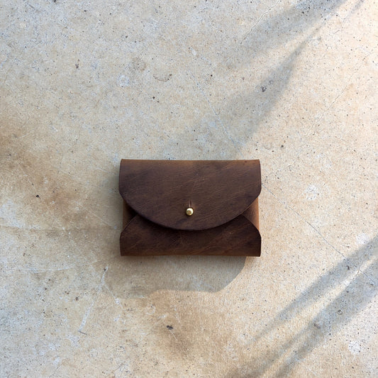 Churchill Card Wallet - antique tan