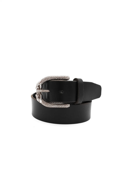 1.5” Snake Jeans Belt - Buffalo Black